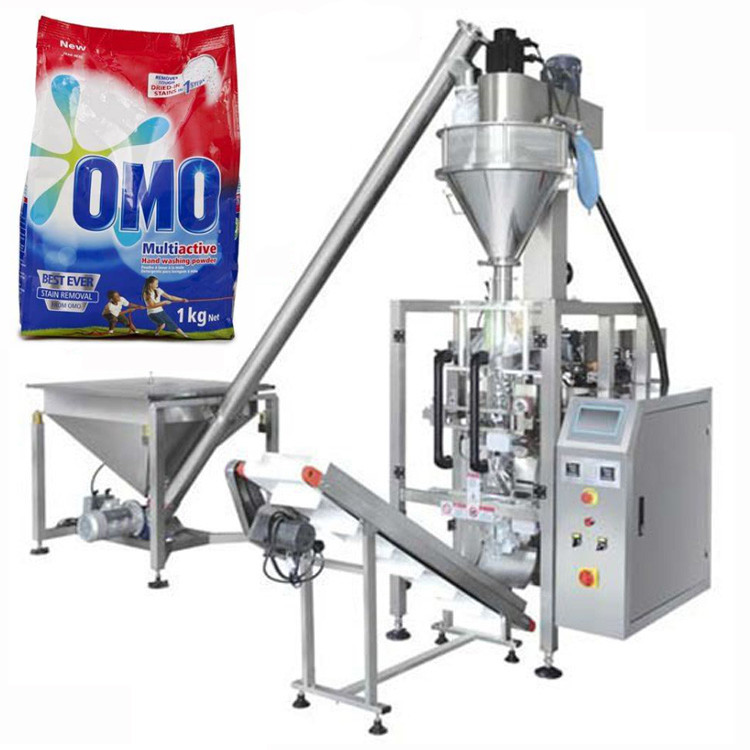 China 100g 200g 500g 1000g Detergent Powder Packing Machine With Auger Filler factory
