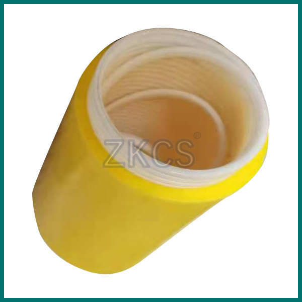 Quality Yellow Waterproof Silicone Cold Shrink Sleeve 2.0mm Thickness for sale
