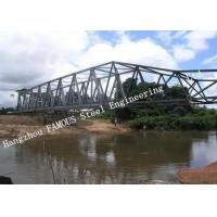 Quality Portable Railroad Steel Truss Bridge Temporary Simple Structure Supporting Light for sale