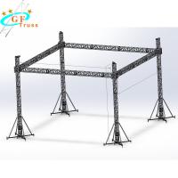 China Ladder Triangle Square 400mm Aluminum Stage Truss for sale