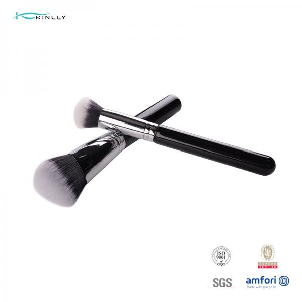 Quality Vegan Free 2pcs Individual Makeup Brushes For Cream Foundation for sale