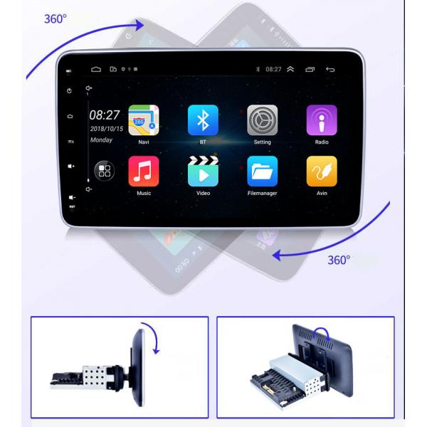 Quality A7 10.1 Inch Android Car Stereo 1024*600 ROHS Single Din Navigation PS 360 for sale