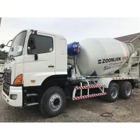 China 10m3 Used Concrete Mixer Truck , Ready Mix Concrete Vehicle With HINO 700 Chassis for sale