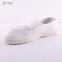 Quality Anti static esd cleanroom pvc mesh cleaning shoes for sale