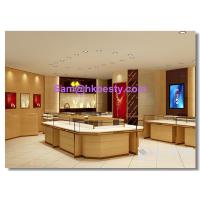 China gold jewelry retail store furnitures display showcases , kiosks and wall cabinets for sale