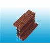 China Thickness 2.0MM Different Color Wood Grain Aluminum Extrusion Profile factory