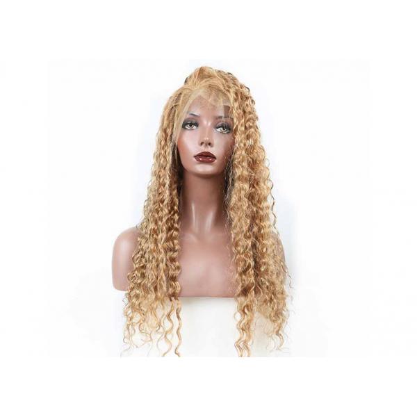 Quality 9A Long Curly Human Hair Lace Front Wigs Healthy Can Be Dyed Any Color And Ironed for sale