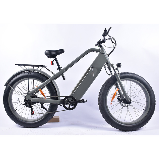 China 26in Fat Tire Electric Hunting Bike 1000w Alloy Frame With KMC Chain factory
