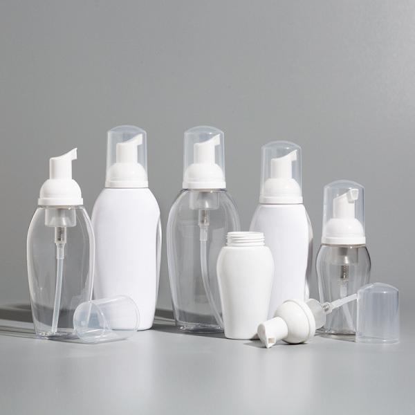 Quality White Plastic Lotion Bottles With Pump Empty Lotion Pump Bottles 15 Ml 100 Ml 120ml 4oz  6oz 8oz for sale
