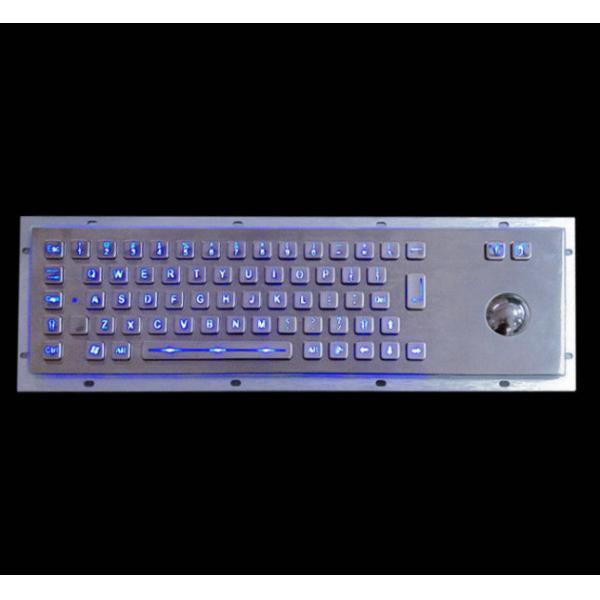 Quality CE FCC Metal Backlit Numeric Keypad 392x110mm Industrial Metal Keyboard for sale
