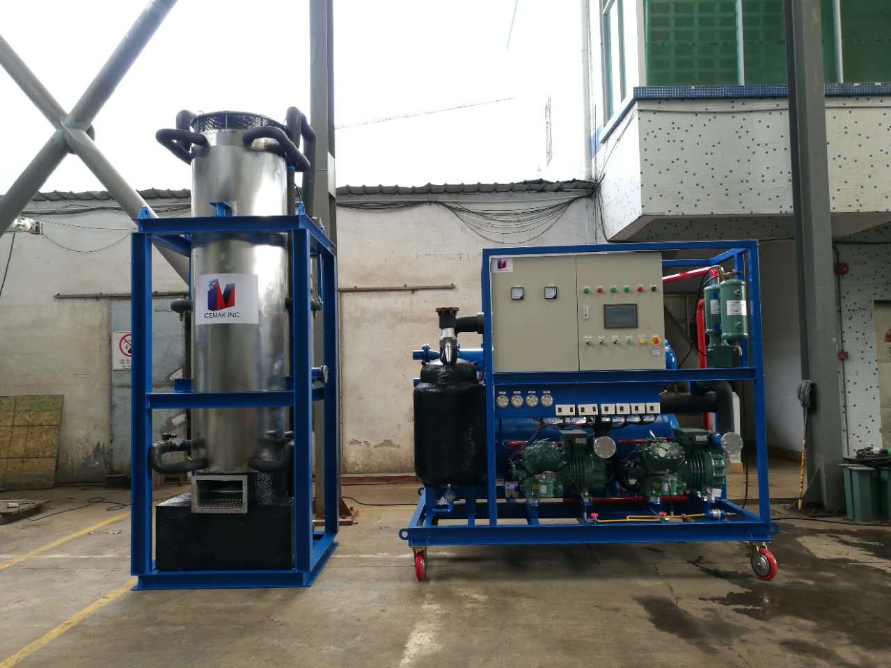 China High Efficiency 10 ton Ice Tube Machine with Touch Screen CE ISO factory