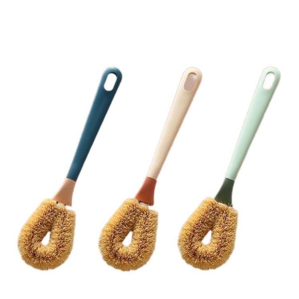 Quality Natural Kitchen Pot PP Coconut Dish Brush In Household for sale