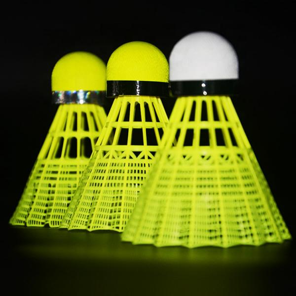 Quality Gaming Nylon Colorful Plastic Badminton Shuttlecock for sale