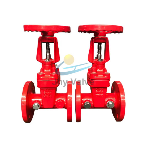 Quality ANSI Rising Stem Gate Valve Ductile Iron Red Resilient Seated Gate Valve for sale