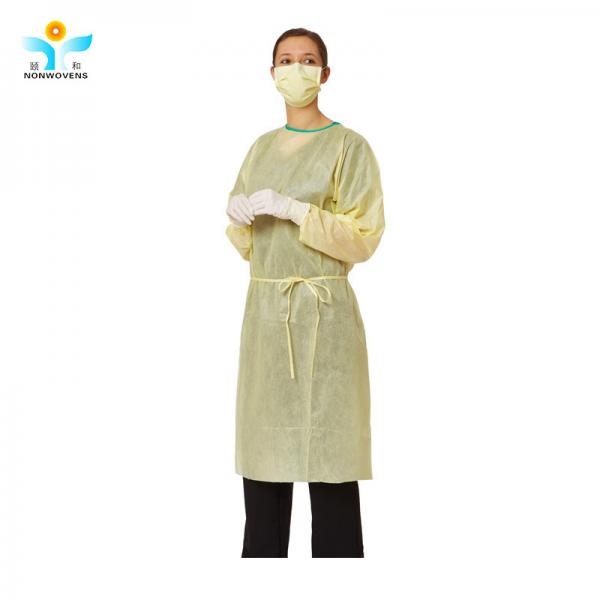 Quality 25GSM Isolation Gowns Disposable Breathable For Hospitals for sale