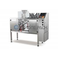China Stand Up Pouch Packaging Machine Food Tea Candy With Suction Nozzle Zipper factory