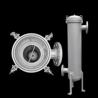 Quality Single Stainless Steel Water Filter Cartridge Housing High Flow Sanitary for sale