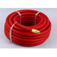 china Red Rubber Air Hose with BSP Or NPT Fittings , Rubber Air Line BP 900 / 1200 Psi
