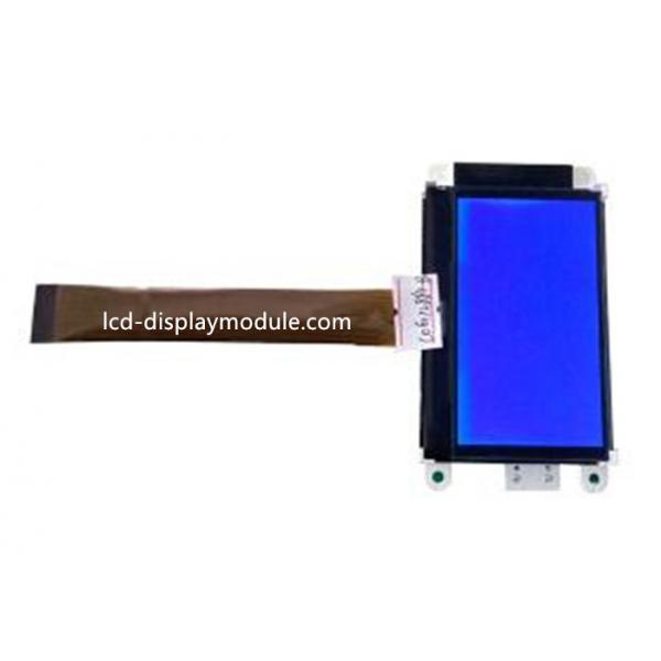 Quality STN Negative Blue LED Custom LCD Module , COG Resolution 128x64 LCD Module for sale
