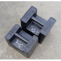 China Stackable 20kg test weights M1 20kg cast iron calibration weights for crane factory