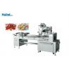 China High Speed Horizontal Flow Wrap Machine , Large Screen Candy Pillow Pack Machine factory