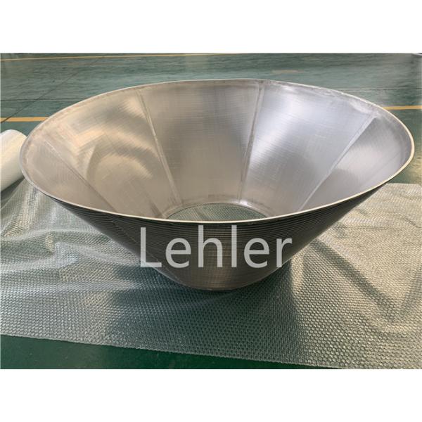 Quality Conical Wedge Wire Basket 60 Micron Filtration Rate For Centrifugal Machines for sale