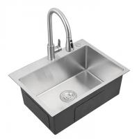 Quality Rectangular Stainless Steel Utility Sink Above Counter Kitchen Sink for sale