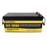 Quality 24V 100Ah IP65 Solar LiFePO4 Battery For Home Storage System for sale