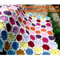 China Crochet Vintage Throw Blankets Hand-Woven Bedspread Bedcover Home Decorate Bed/sofa Blanke factory