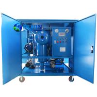 China Double Stage High Vacuum Transformer Oil Filtration Machine ZYD-50(3000Liters/Hour) factory