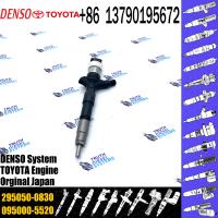 China New Diesel Fuel Injector 295050-0830 For Toyota Dyna 1KD-FTV 23670-39395 23670-30390 factory