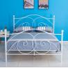 China Optional Colour Sturdy Slat Metal Bed Frame , Queen Size Slatted Bed factory