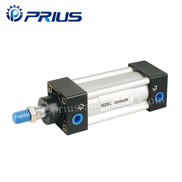 Quality SI Series Double Acting Pneumatic Air Cylinder 50~800mm/S Speed ISO 15552 Standard for sale