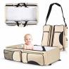 China Newborns Diaper Bags Travel Bassinet , Messenger Changing Bag 3 In 1 Safe Buckles factory