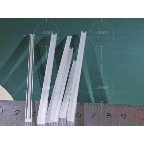 Quality Optical Fiber 300mm Length Sapphire Bar With Groove 0.5mm Depth for sale