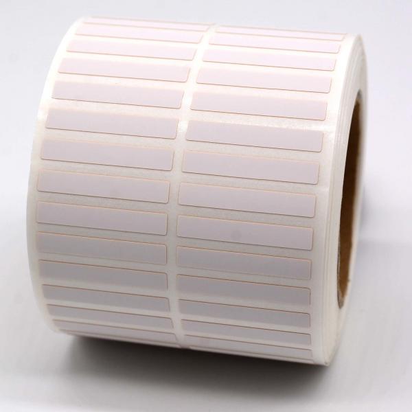 Quality 25mmx4mm High Temperature Adhesive Labels 1mil White Matte Polyimide for sale