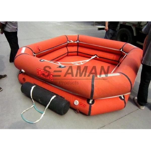 Quality 4 / 6 / 8 Person Inflatable Life Raft Leisure Inflatable Raft For Emergency for sale