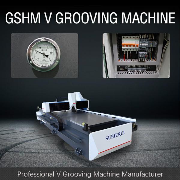 Quality 1225 Automatic V Grooving Machine For Cupboard Stainless Steel Processing for sale