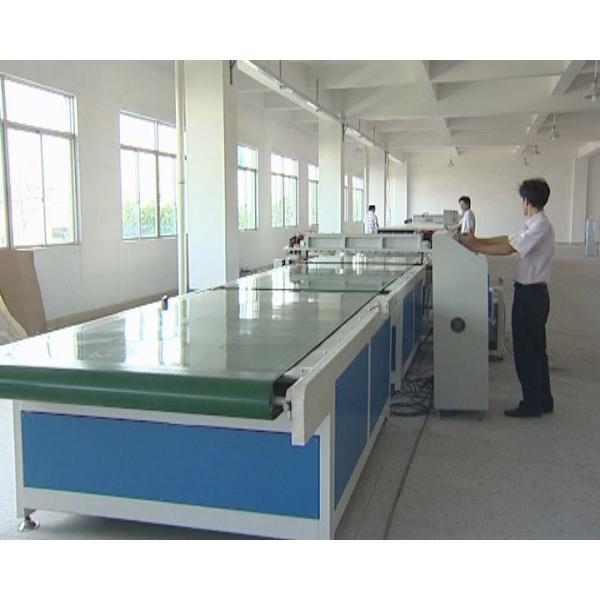 Quality 60KW Uv Curtain Coating Machine 380V Four Stage Conveying For Shoe Material for sale