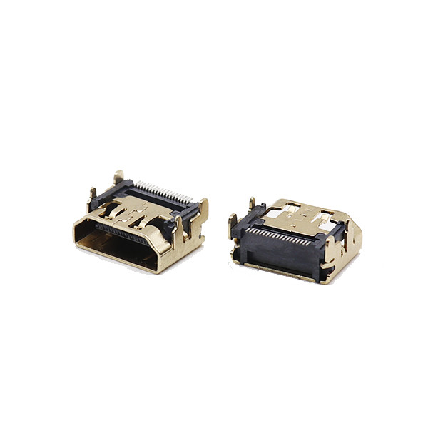 China UL94V-0 HDMI Cable Connectors 19 pin type a connector SMT Type SGS Without Ear factory