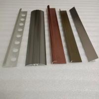 China Corner Aluminium Tile Edging Strip Rectangle Wall Decoration Protection factory