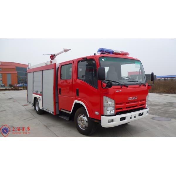 Quality AKRON Fire Monitor 5 Seats ISUZU Chassis 4X2 Drive Foam Fire Truck Small Capacity for sale