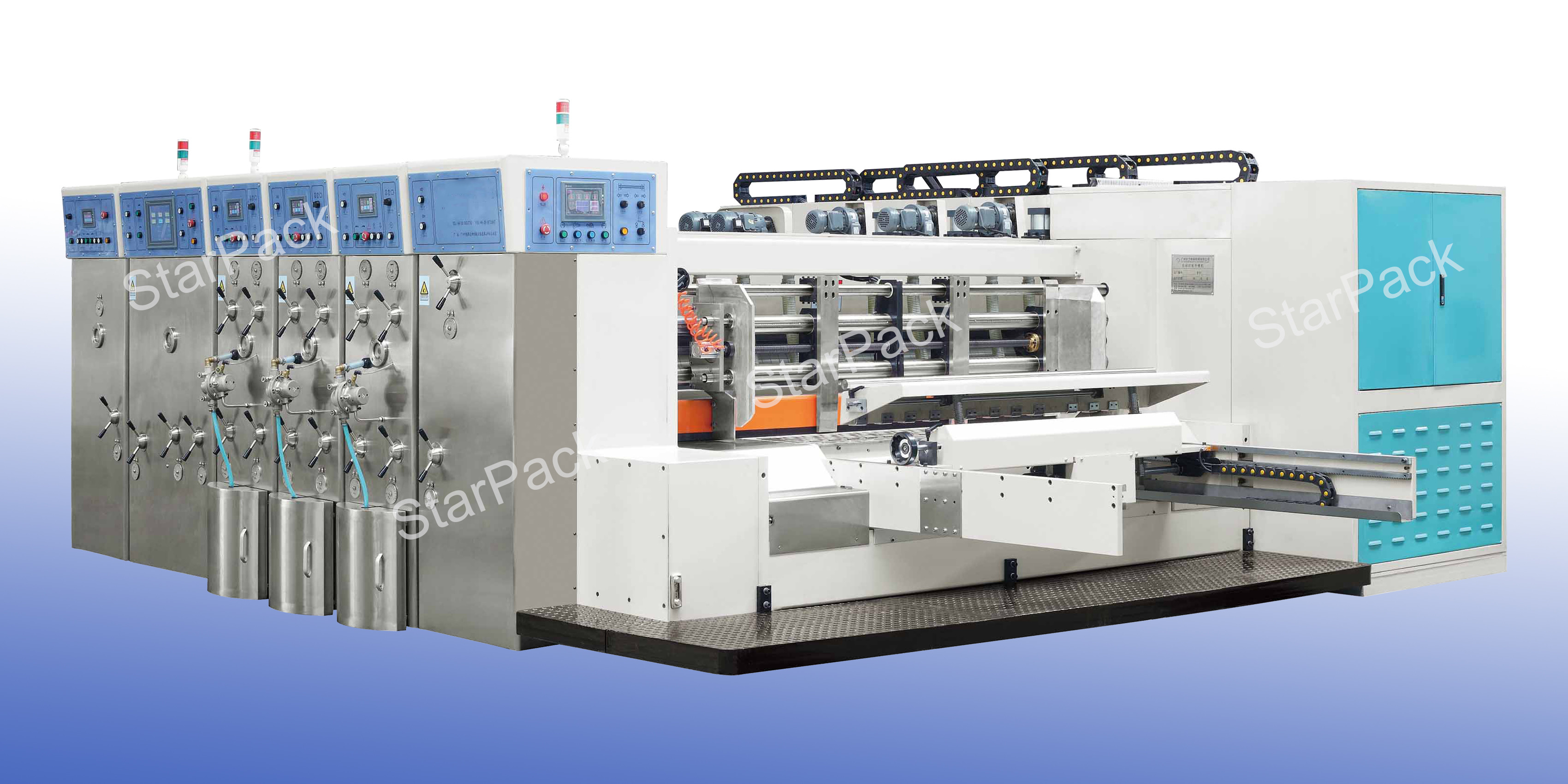 China 60mm 0920 Corrugated Box Printing Machine / Pizza Box Printing Machine factory