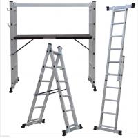 China 2X6 Step Scaffolding Step Ladder , Aluminium Folding Ladder Multi Use for sale