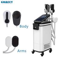 China Beauty Spa Equipment Muscle Building EMS ABS Training 4 Handles HIEMT RF for sale