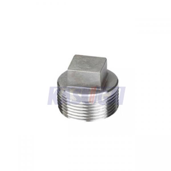 Quality ASME B16.11 Stainless Steel High Pressure Fittings Square Head Plug F316 for sale