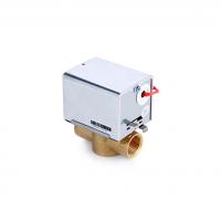 China 50Hz Central Heating 2 Port Valve 2 / 5 Wires For Hot And Chilled Water factory