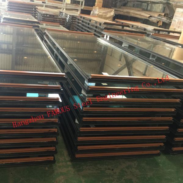 Quality 6mm 12A 6mm Aluminium Frame Glass Window for sale