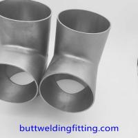 China Chlorination Systems Seamless Stainless Steel Pipe Tee Fittings Excellent Resistance factory