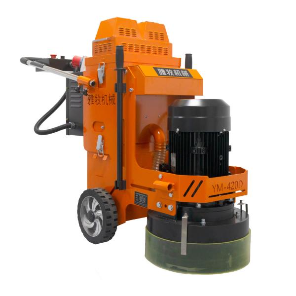 Quality 7.5KW Orange Concrete Surface Grinding Machine 3 Phase With High Operating Efficiency for sale